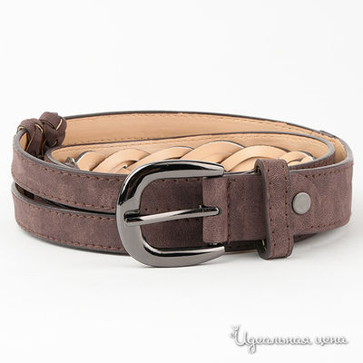 Ремень Nervous & Angry girls, цвет цвет коричневый