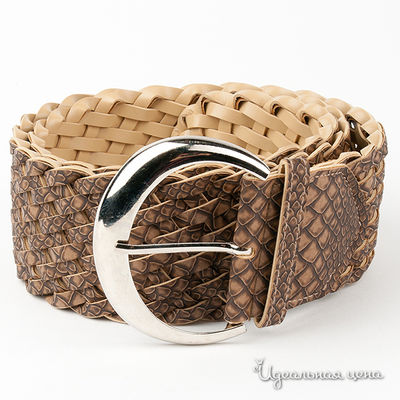 Ремень Nervous & Angry girls, цвет цвет бежевый