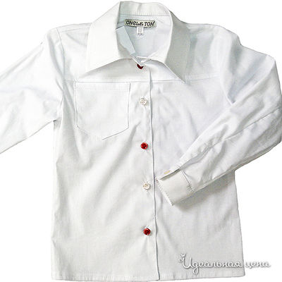 Блузка Oncle Tom для девочки, цвет белый