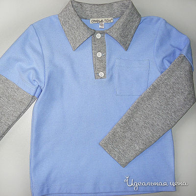 Поло Oncle Tom, цвет цвет серый / голубой