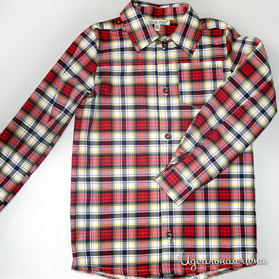 Сорочка Oncle Tom, цвет цвет красный / принт клетка