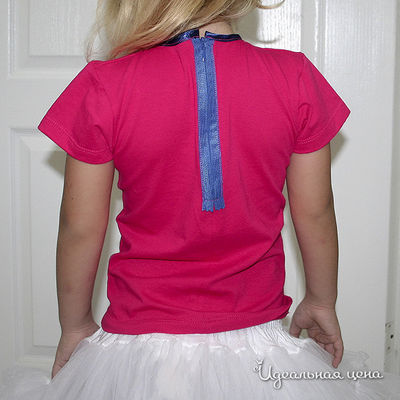 Блузка Oncle Tom для девочки, цвет фуксия / синий