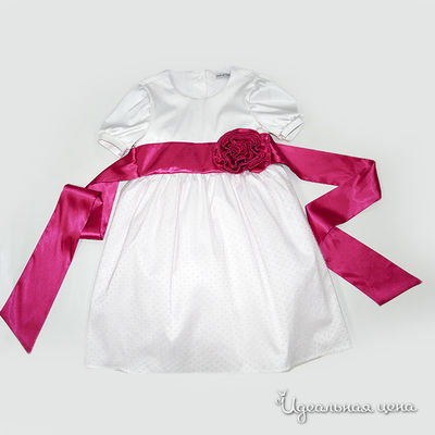 Платье Oncle Tom, цвет цвет белый / фуксия