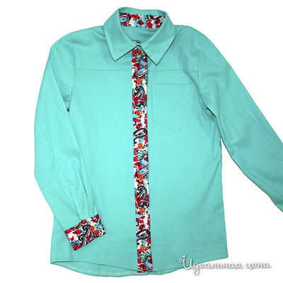 Рубашка Oncle Tom, цвет цвет бирюзовый / мультиколор