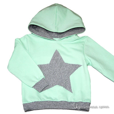 Толстовка Oncle Tom, цвет цвет мятный / серый меланж