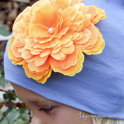 Шапка Oncle Tom, цвет цвет голубой / оранжевый