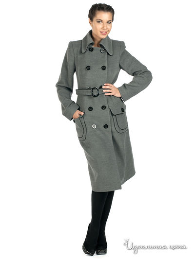 Пальто Artwizard, цвет цвет серый