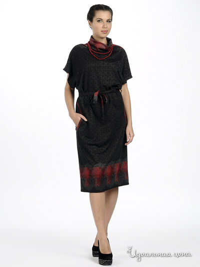 Платье Adzhedo, цвет цвет черный / красный
