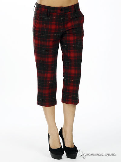 Капри GAS, цвет принт клетка