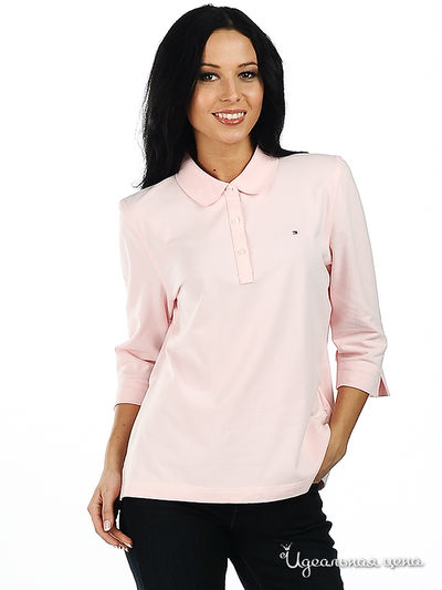 Поло Tommy Hilfiger, цвет цвет розовый