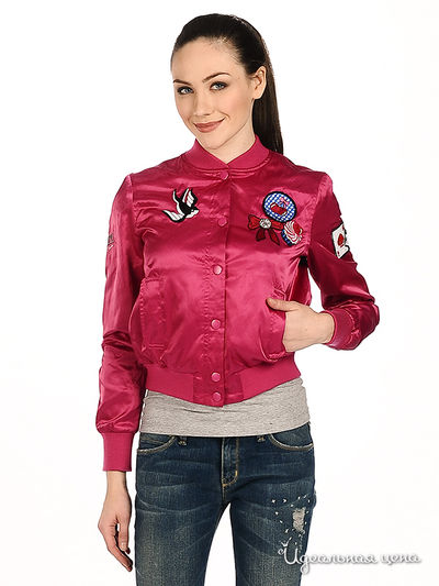 Ветровка Moschino MS, цвет цвет розовый