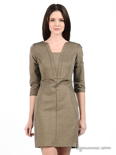 Платье SOCIETA&ATOS LOMBARDINI, цвет цвет песочный