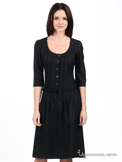 Платье SOCIETA&ATOS LOMBARDINI, цвет цвет темно-серый