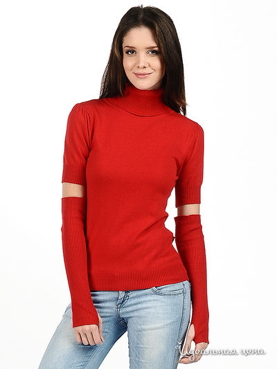 Джемпер F5jeans, цвет цвет красный