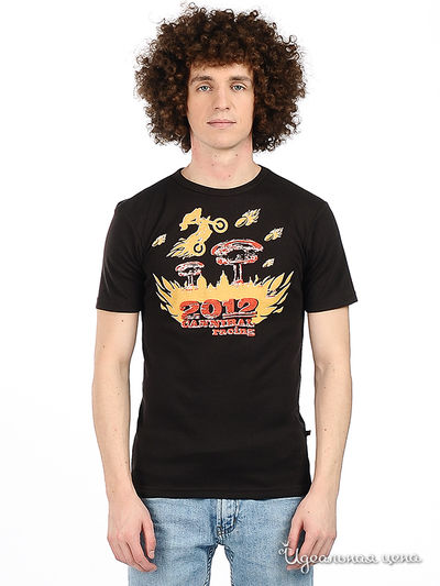 Футболка F5jeans, цвет цвет темно-коричневый