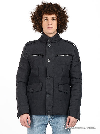 Пуховик F5jeans, цвет цвет серый