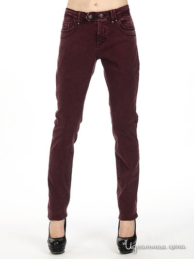 Джинсы Alexander Mqueen&Galliano, цвет цвет бордовый