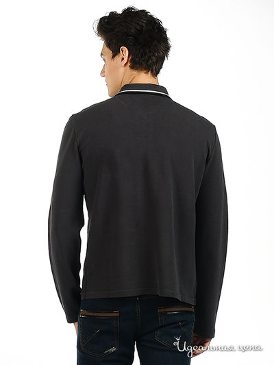 Рубашка-поло Alexander Mqueen&amp;Galliano мужская, цвет серый
