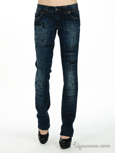 Джинсы Alexander Mqueen&Galliano, цвет цвет синий