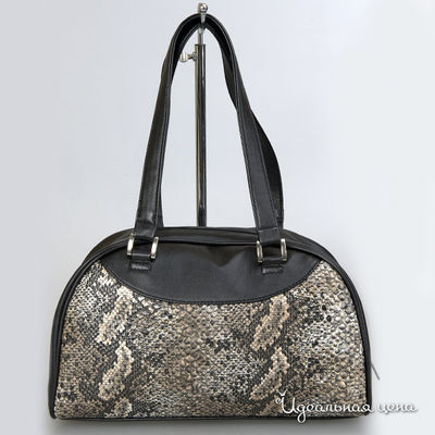 Сумка Olio Rosti, цвет цвет черный / принт рептилия