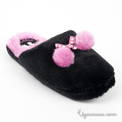Тапочки Beppi, цвет цвет черный / розовый