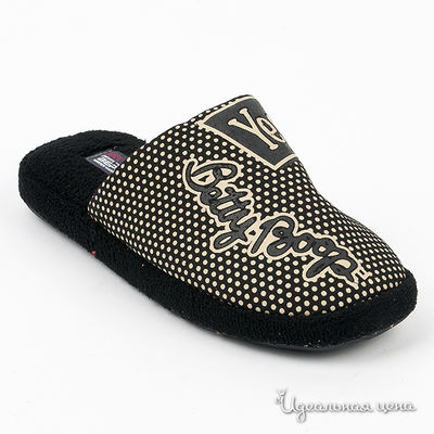 Тапочки Beppi, цвет цвет черный / бежевый