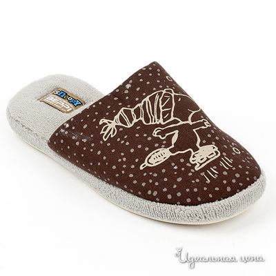 Тапочки Beppi, цвет цвет коричневый / серый