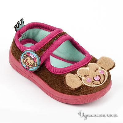 Тапочки Beppi, цвет цвет коричневый / фуксия