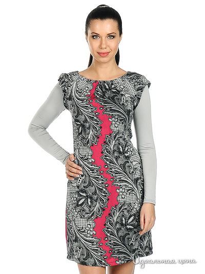 Платье Remix, цвет цвет черный / серый