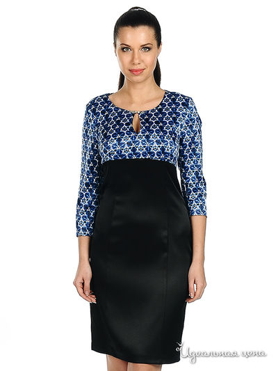 Платье Remix, цвет цвет черный / синий / белый