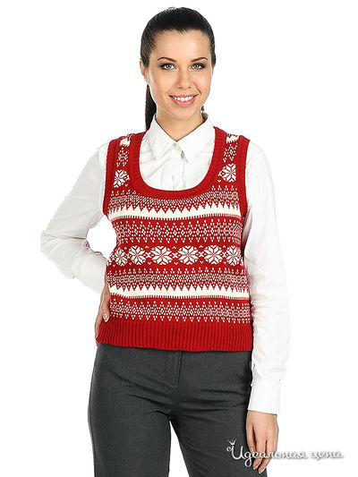 Жилет Remix, цвет цвет красный / белый