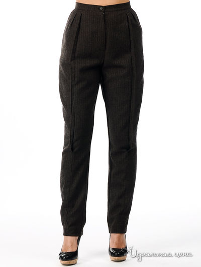 Брюки Веретено, цвет цвет коричневый