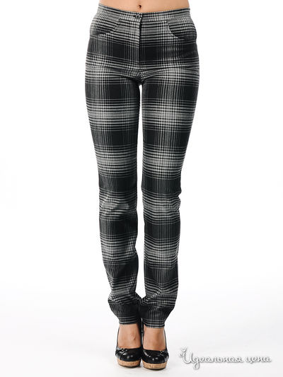 Брюки Веретено, цвет цвет черный / серый