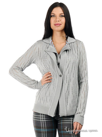 Кардиган Веретено, цвет цвет серый