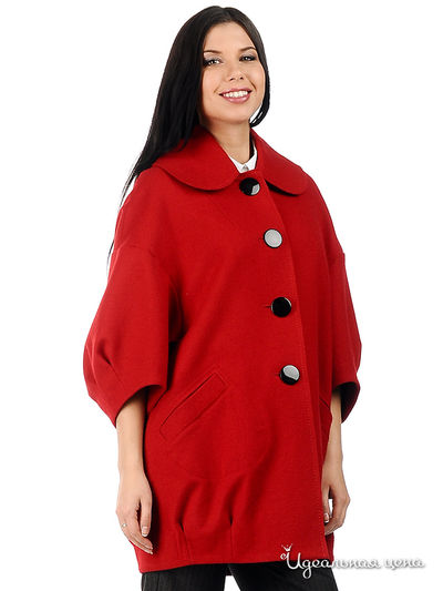 Пальто Веретено, цвет цвет красный