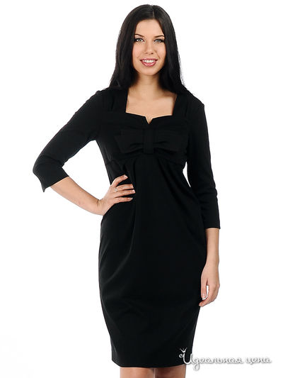 Платье Веретено, цвет цвет черный