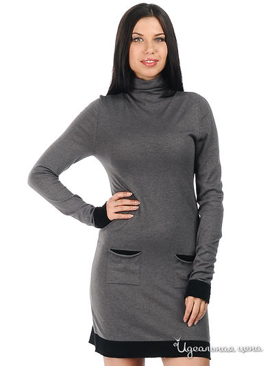 Платье Веретено, цвет цвет серый