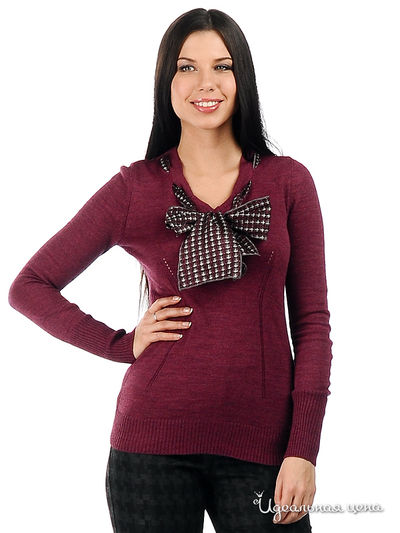 Джемпер Веретено, цвет цвет малиновый