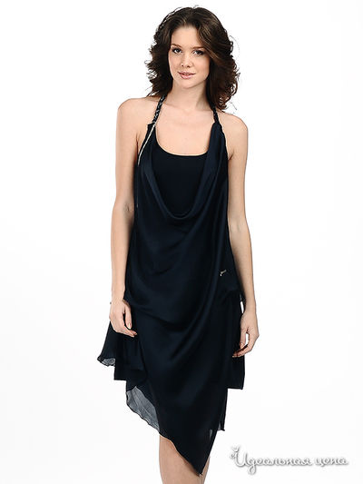 Платье Fracomina, цвет цвет синий