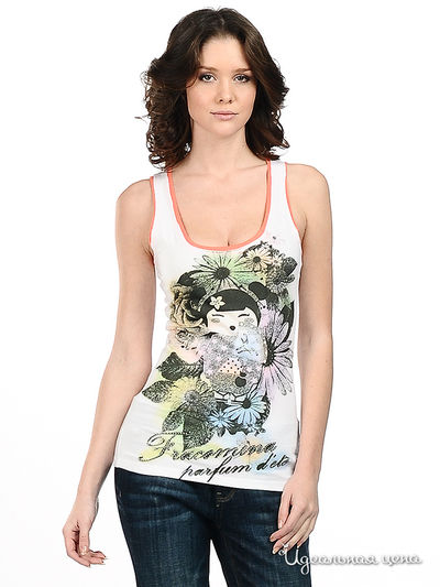 Топ Fracomina, цвет цвет белый