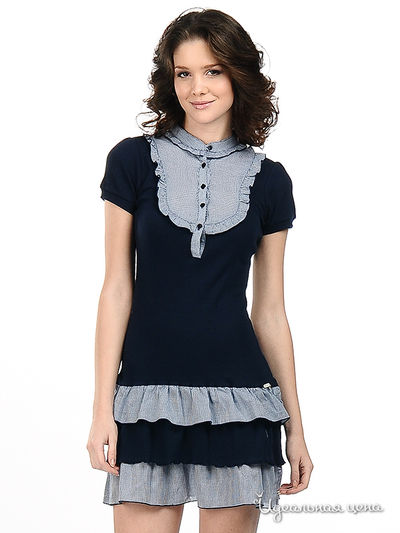 Платье Fracomina, цвет цвет синий