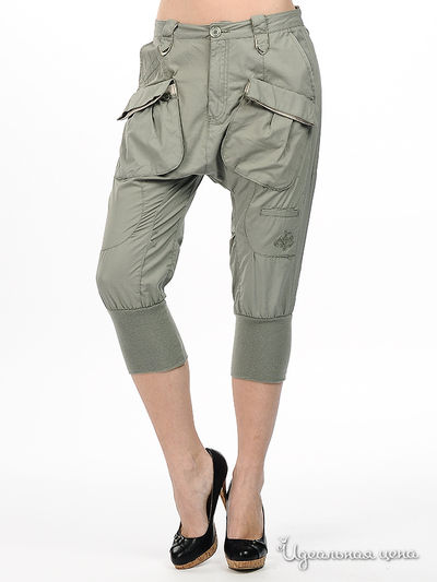 Бриджи Fracomina, цвет цвет шалфей