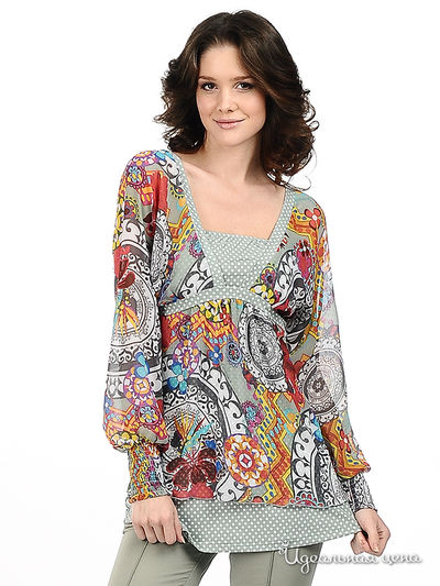 Блузка Fracomina, цвет цвет мультиколор