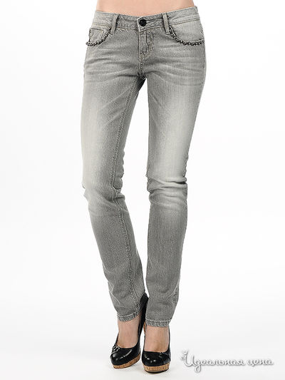 Джинсы Fracomina, цвет цвет светло-серый