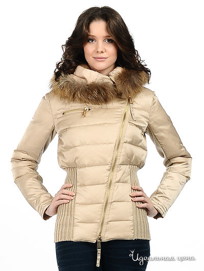 Пуховик Fracomina, цвет цвет бежевый