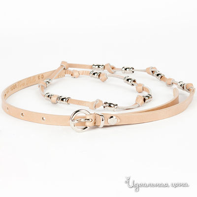 Ремень Roberto Nardi, цвет цвет бежевый