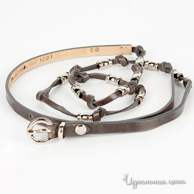 Ремень Roberto Nardi, цвет цвет серый