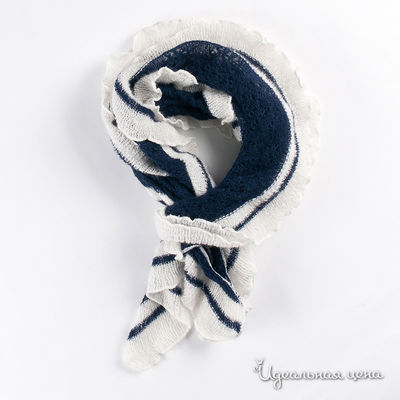 Шарф Fracomina mini, цвет цвет темно-синий / белый