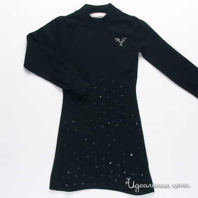 Туника Fracomina mini, цвет цвет черный