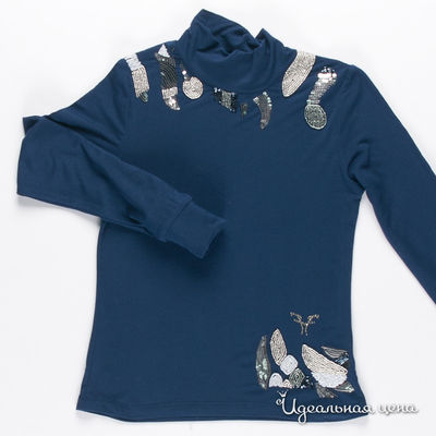 Водолазка Fracomina mini, цвет цвет темно-синий